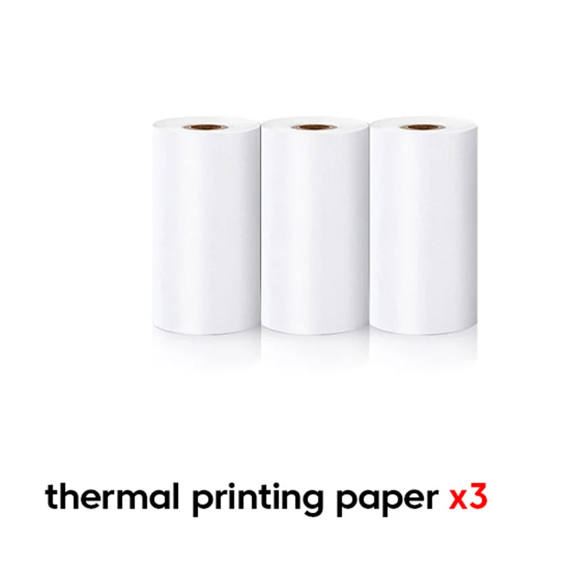 Mini Printer Thermal Paper Label Sticker Colorful Adhesive Self-Adhesive Paper for Wireless Bluetooth Photo Inkless Printer 57Mm