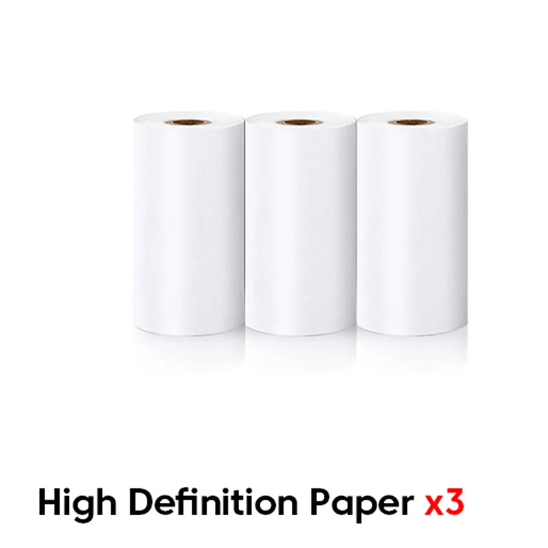 Mini Printer Thermal Paper Label Sticker Colorful Adhesive Self-Adhesive Paper for Wireless Bluetooth Photo Inkless Printer 57Mm