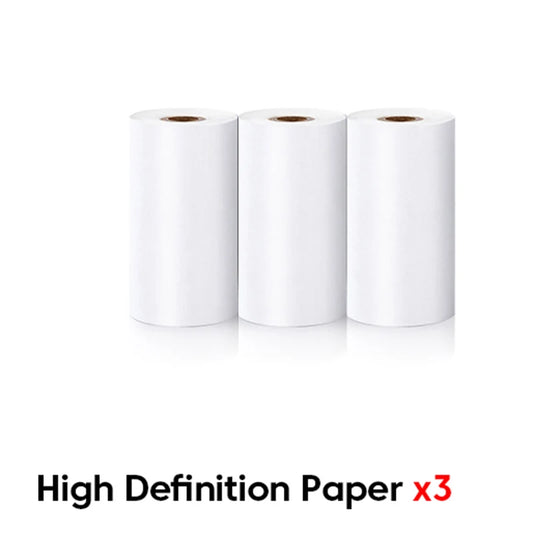 Mini Printer Thermal Paper Label Sticker Colorful Adhesive Self-Adhesive Paper for Wireless Bluetooth Photo Inkless Printer 57Mm