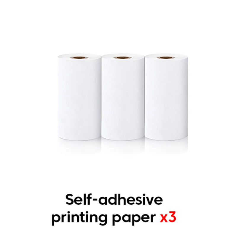 Mini Printer Thermal Paper Label Sticker Colorful Adhesive Self-Adhesive Paper for Wireless Bluetooth Photo Inkless Printer 57Mm